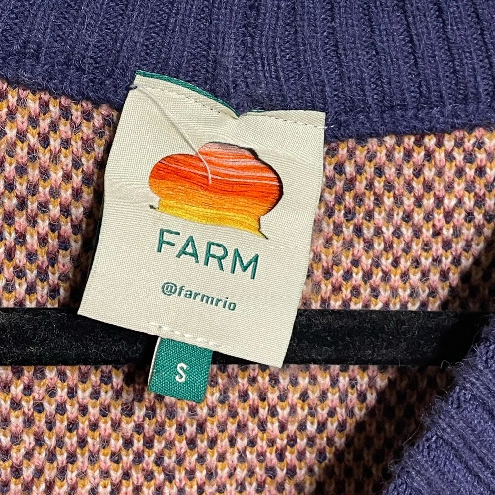FARM Rio Multicolor Patterned Sweater - Picture 6 of 8